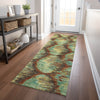 Piper Looms Mayfield Diamond AMF767 Fudge Machine Washable Area Rug Runner Lifestyle Image Feature