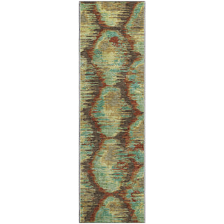 Piper Looms Mayfield Diamond AMF767 Fudge Machine Washable Area Rug Runner Main Image