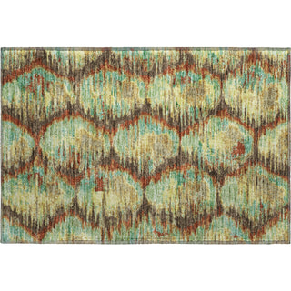 Piper Looms Mayfield Diamond AMF767 Fudge Machine Washable Area Rug Scatter Main Image