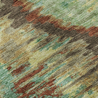 Piper Looms Mayfield Diamond AMF767 Fudge Machine Washable Area Rug Swatch Image