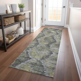Piper Looms Mayfield Diamond AMF767 Gray Machine Washable Area Rug Runner Lifestyle Image Feature