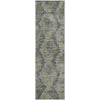 Piper Looms Mayfield Diamond AMF767 Gray Machine Washable Area Rug Runner Main Image