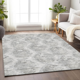 Piper Looms Mayfield Diamond AMF767 Ivory Machine Washable Area Rug Lifestyle Image Feature