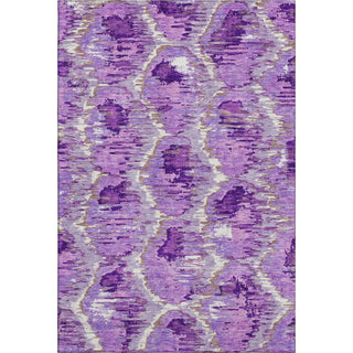Piper Looms Mayfield Diamond AMF767 Lavender Machine Washable Area Rug main image
