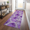 Piper Looms Mayfield Diamond AMF767 Lavender Machine Washable Area Rug Runner Lifestyle Image Feature