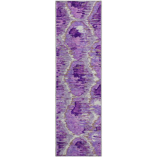 Piper Looms Mayfield Diamond AMF767 Lavender Machine Washable Area Rug Runner Main Image