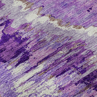 Piper Looms Mayfield Diamond AMF767 Lavender Machine Washable Area Rug Swatch Image