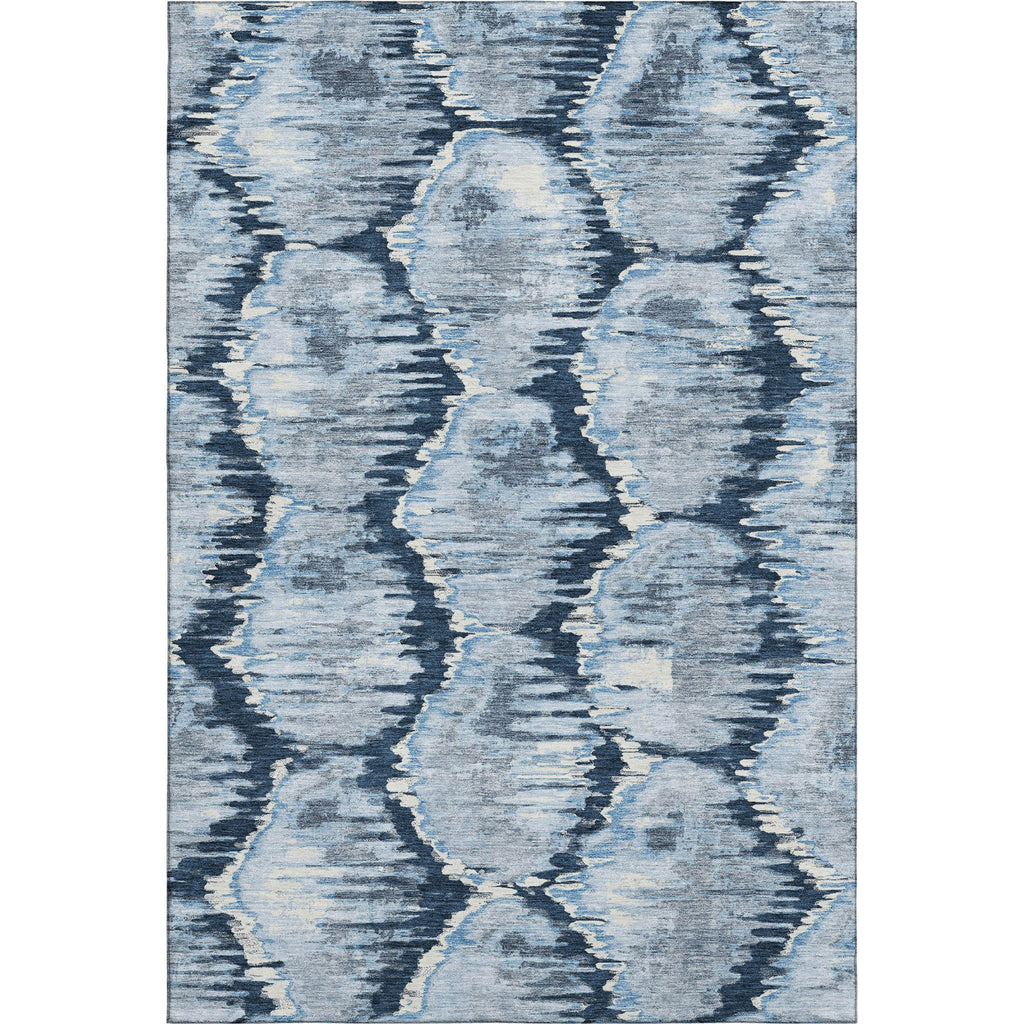 Piper Looms Mayfield Diamond AMF767 Navy Machine Washable Area Rug main image