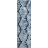 Piper Looms Mayfield Diamond AMF767 Navy Machine Washable Area Rug Runner Main Image