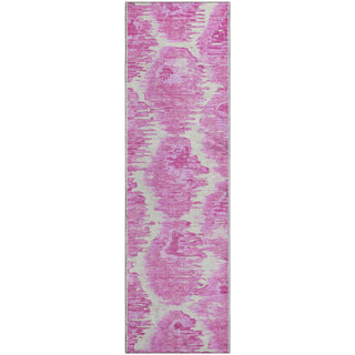 Piper Looms Mayfield Diamond AMF767 Pink Machine Washable Area Rug Runner Main Image