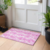 Piper Looms Mayfield Diamond AMF767 Pink Machine Washable Area Rug Scatter Lifestyle Image Feature