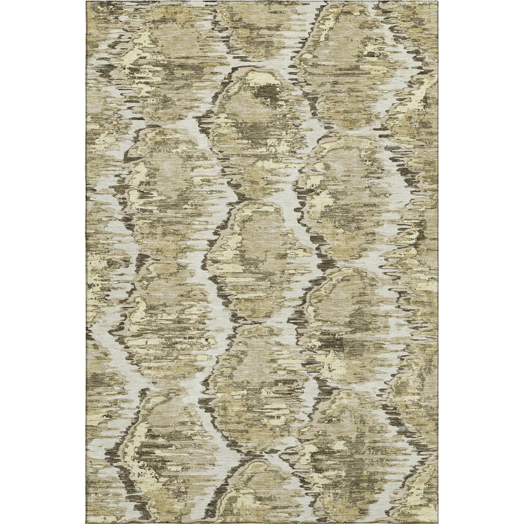 Piper Looms Mayfield Diamond AMF767 Taupe Machine Washable Area Rug main image