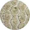 Piper Looms Mayfield Diamond AMF767 Taupe Machine Washable Area Rug Round Main Image