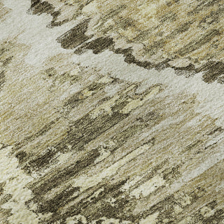 Piper Looms Mayfield Diamond AMF767 Taupe Machine Washable Area Rug Swatch Image