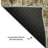 Piper Looms Mayfield Diamond AMF768 Beige Machine Washable Area Rug Backing Image