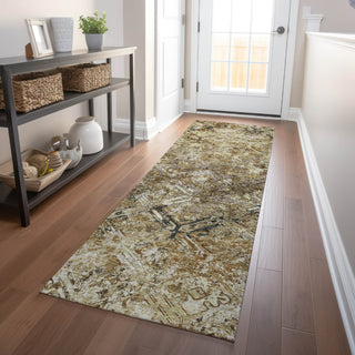 Piper Looms Mayfield Diamond AMF768 Beige Machine Washable Area Rug Runner Lifestyle Image Feature
