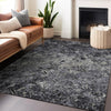 Piper Looms Mayfield Diamond AMF768 Black Machine Washable Area Rug Lifestyle Image Feature
