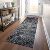 Piper Looms Mayfield Diamond AMF768 Black Machine Washable Area Rug Runner Lifestyle Image Feature