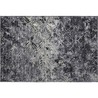 Piper Looms Mayfield Diamond AMF768 Black Machine Washable Area Rug Scatter Main Image