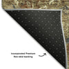 Piper Looms Mayfield Diamond AMF768 Brown Machine Washable Area Rug Backing Image