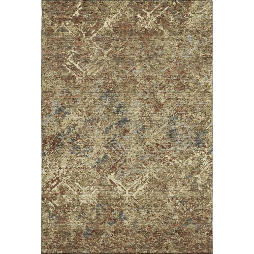 Piper Looms Mayfield Diamond AMF768 Brown Machine Washable Area Rug main image