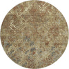 Piper Looms Mayfield Diamond AMF768 Brown Machine Washable Area Rug Round Main Image