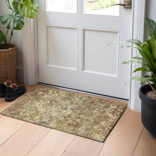Piper Looms Mayfield Diamond AMF768 Brown Machine Washable Area Rug Scatter Lifestyle Image Feature