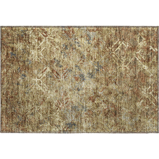 Piper Looms Mayfield Diamond AMF768 Brown Machine Washable Area Rug Scatter Main Image
