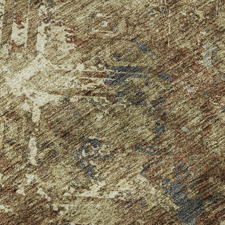 Piper Looms Mayfield Diamond AMF768 Brown Machine Washable Area Rug Swatch Image