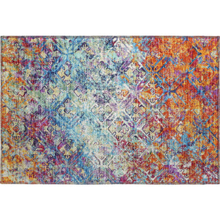 Piper Looms Mayfield Diamond AMF768 Copper Machine Washable Area Rug Scatter Main Image
