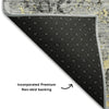 Piper Looms Mayfield Diamond AMF768 Gray Machine Washable Area Rug Backing Image