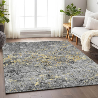 Piper Looms Mayfield Diamond AMF768 Gray Machine Washable Area Rug Lifestyle Image Feature