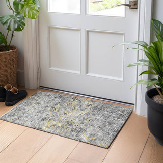 Piper Looms Mayfield Diamond AMF768 Gray Machine Washable Area Rug Scatter Lifestyle Image Feature