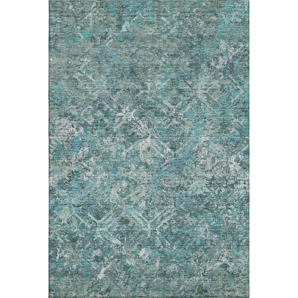 Piper Looms Mayfield Diamond AMF768 Sage Machine Washable Area Rug main image