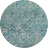 Piper Looms Mayfield Diamond AMF768 Sage Machine Washable Area Rug Round Main Image