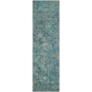 Piper Looms Mayfield Diamond AMF768 Sage Machine Washable Area Rug Runner Main Image