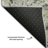 Piper Looms Mayfield Diamond AMF768 Silver Machine Washable Area Rug Backing Image