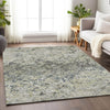 Piper Looms Mayfield Diamond AMF768 Silver Machine Washable Area Rug Lifestyle Image Feature