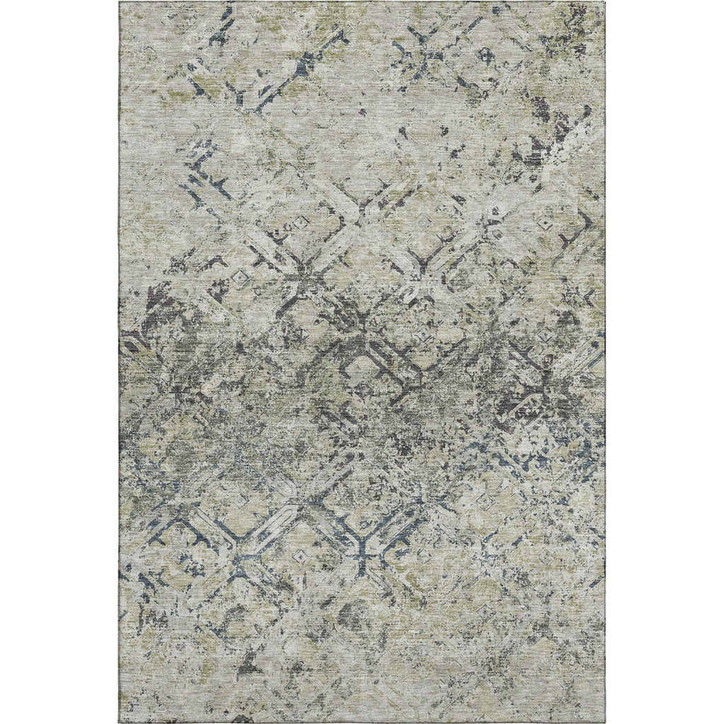 Piper Looms Mayfield Diamond AMF768 Silver Machine Washable Area Rug main image
