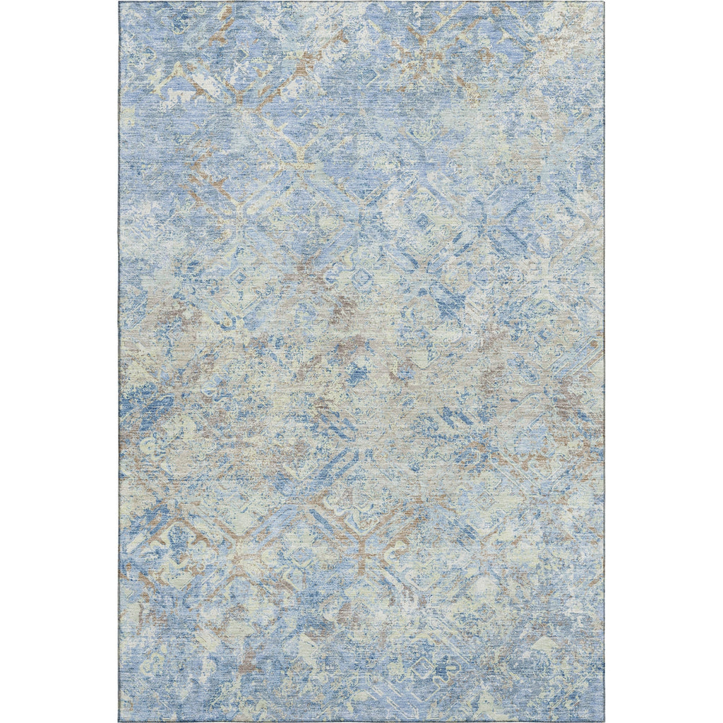 Piper Looms Mayfield Diamond AMF768 Sky Machine Washable Area Rug main image