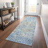 Piper Looms Mayfield Diamond AMF768 Sky Machine Washable Area Rug Runner Lifestyle Image Feature