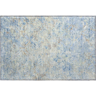 Piper Looms Mayfield Diamond AMF768 Sky Machine Washable Area Rug Scatter Main Image