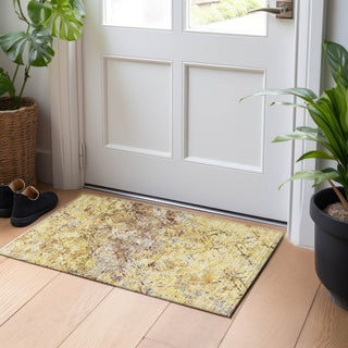 Piper Looms Mayfield Diamond AMF768 Wheat Machine Washable Area Rug Scatter Lifestyle Image Feature