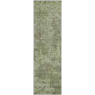 Piper Looms Mayfield Lattice AMF769 Aloe Machine Washable Area Rug Runner Main Image