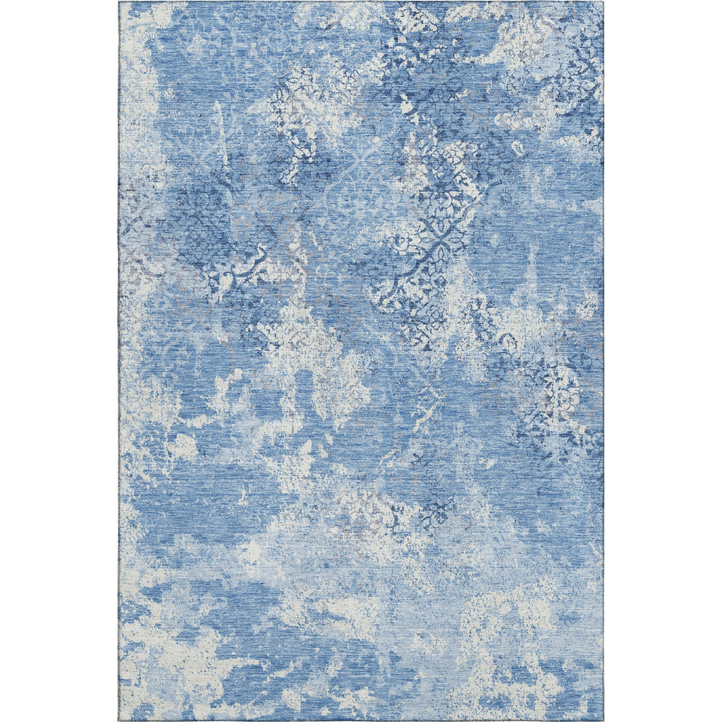 Piper Looms Mayfield Lattice AMF769 Blue Machine Washable Area Rug main image