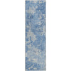 Piper Looms Mayfield Lattice AMF769 Blue Machine Washable Area Rug Runner Main Image