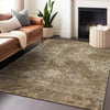 Piper Looms Mayfield Lattice AMF769 Brown Machine Washable Area Rug Lifestyle Image Feature