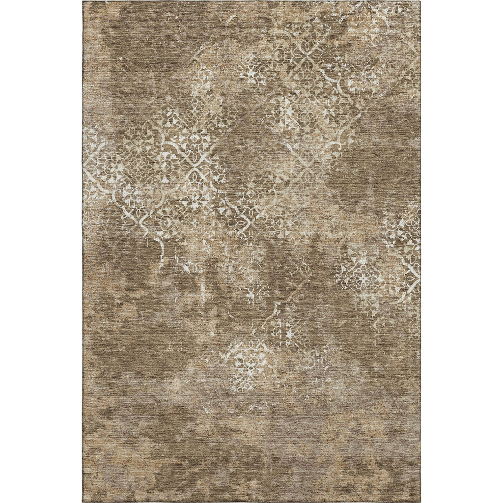 Piper Looms Mayfield Lattice AMF769 Brown Machine Washable Area Rug main image