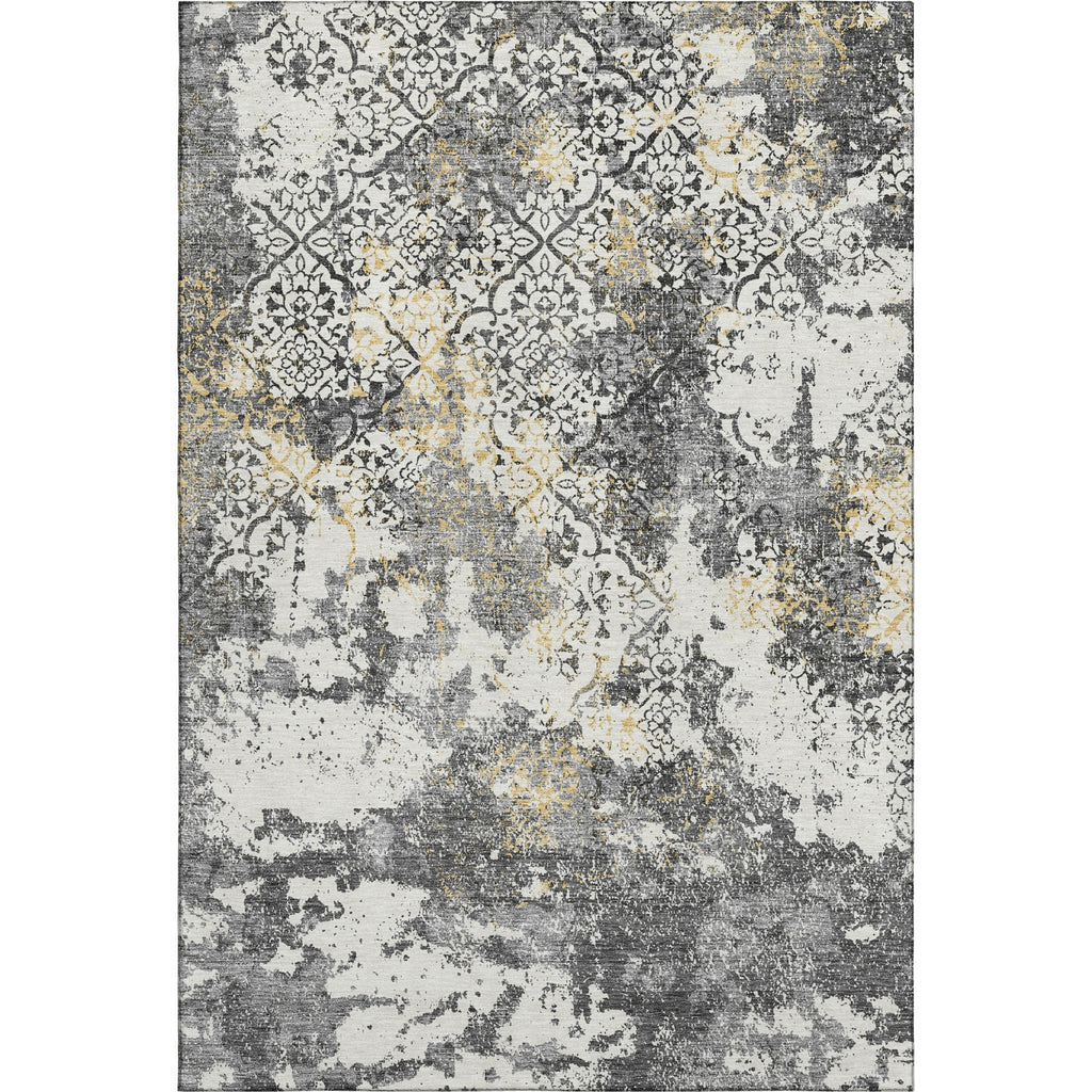 Piper Looms Mayfield Lattice AMF769 Charcoal Machine Washable Area Rug main image