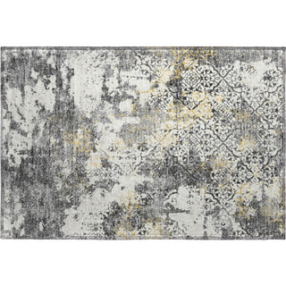 Piper Looms Mayfield Lattice AMF769 Charcoal Machine Washable Area Rug Scatter Main Image